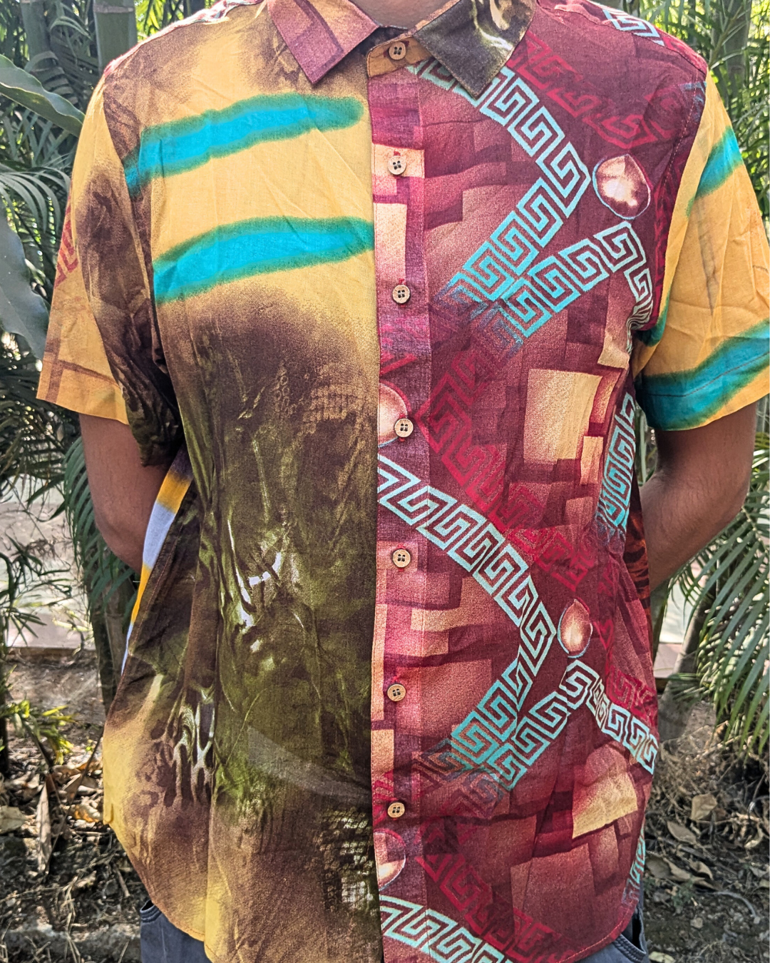 Grid play [Regualr Fit - Size L]