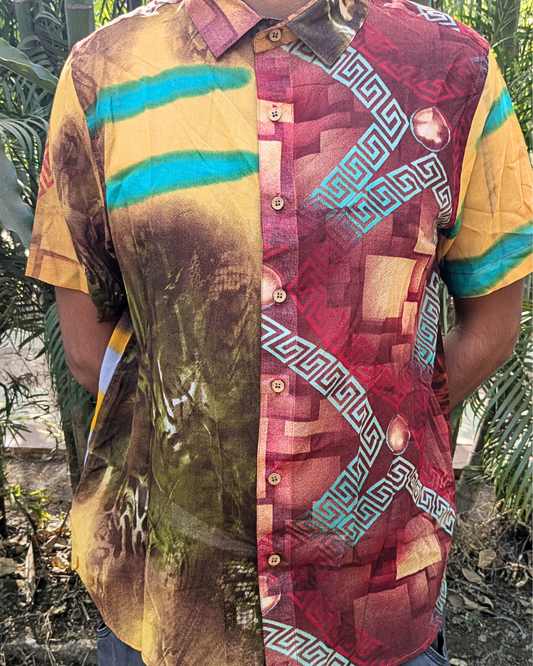 Grid play [Regualr Fit - Size L]